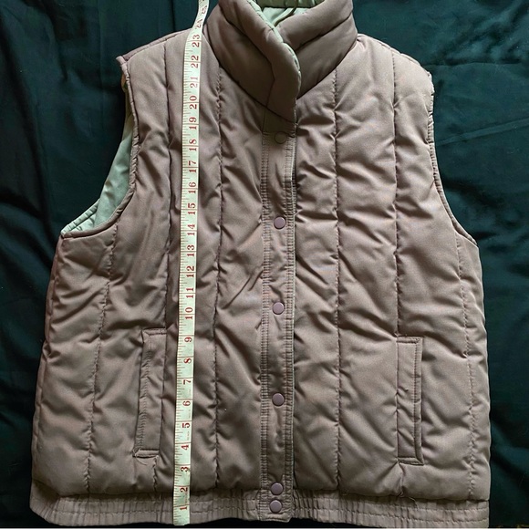 Mauve Cargo Puffer Vest - Picture 2 of 5